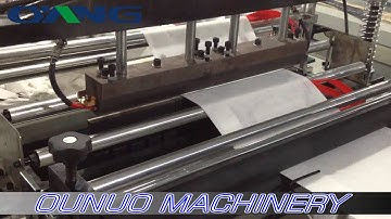 New Non woven box bag making machine with handle attach