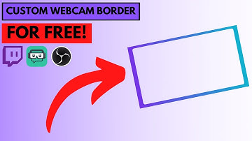 How to Create a Custom Webcam Border FOR FREE and add it in SLOBS!