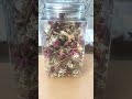 ずっと放置していたドライフラワーを瓶詰めしたよ🌸💓✨