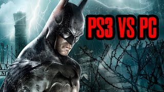 Batman: Arkham Asylum PS3 vs PC (Graphical Comparison 1080p 60fps)