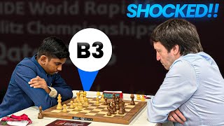 15-year-old IM Goutham Krishna plays 1.b3 to beat GM Teimour Radjabov 🔥🤠 | World Rapid 2025 screenshot 4