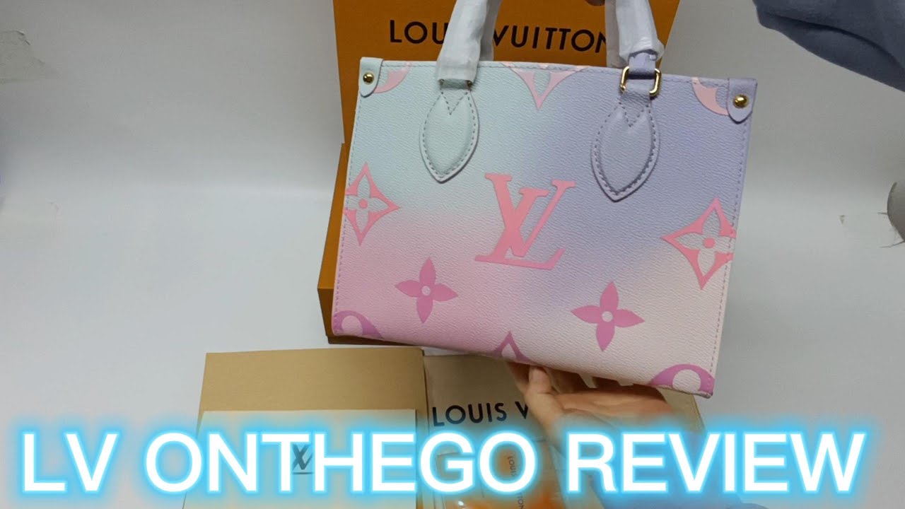 Louis Vuitton Onthgo PM Sunrise Pastel Unboxing&Review 