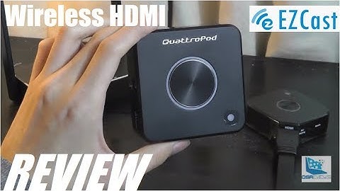 REVIEW: EZCast Pro Quattropod Click & Cast Wireless HDMI Screenshare System!