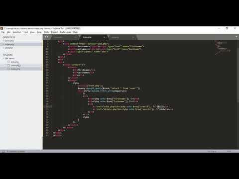 Easy And Simple Add, Edit, Delete MySQL Table Rows Using PHP/MySQLi Tutorial