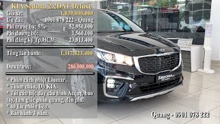 KIA Sedona 2020 Máy Dầu Màu Đen Giao Liền. KIA Sedona giá 1039 Triệu. Đưa trước 286 Triệu nhận xe.