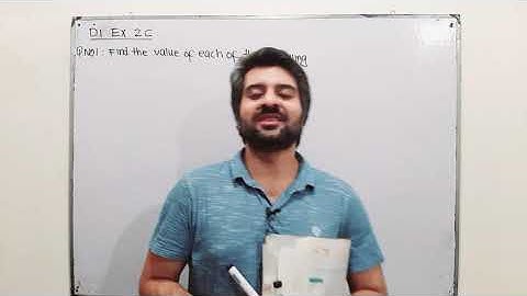 D1 MATH|| Ex 2C || Q1,2,3|| Square Root