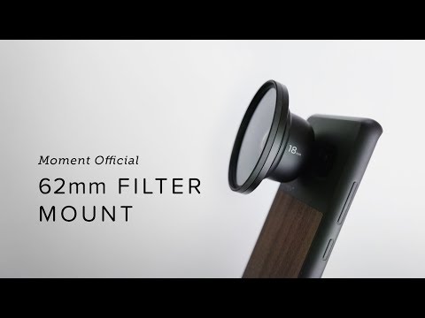 Now you can attach filters to your phone with the Moment Lenses 62mm