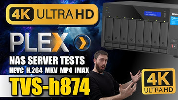 QNAP TVS-h874 4K HEVC PLEX NAS TESTS