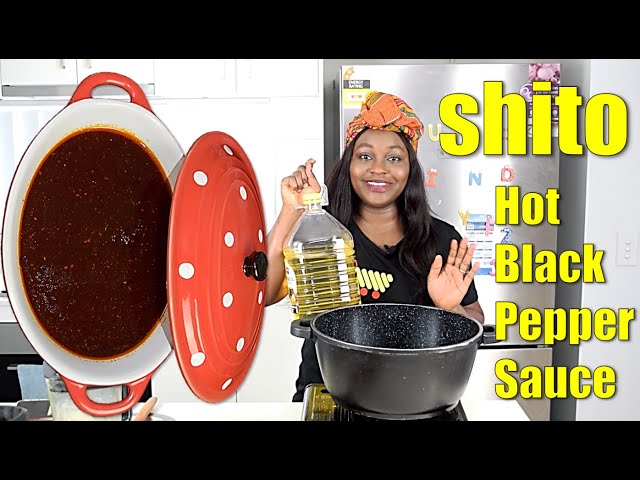 Shito (Black Pepper Sauce) - African Food Network