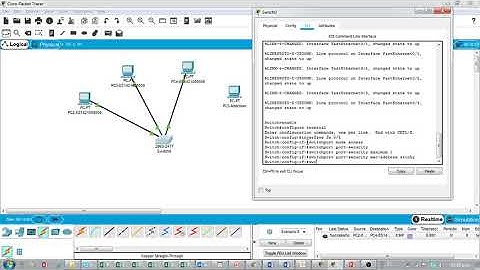 Cisco Packet Tracer Seguridad de Red LAN