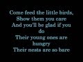 Feed The Birds Lyrics Walt Disney s Birthday