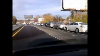 Insane Gas Lines in NJ!!!! - Hurricane Sandy