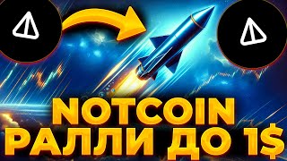 NOTCOIN ВОТ ПОЧЕМУ РОСТ ПРОДОЛЖИТСЯ! NOTCOIN В ШАГЕ ОТ 0.01$! NOTCOIN 1$!