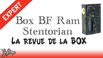 Revue de la box BF RAM de chez STENTORIAN ( Wotofo ) une tuerie !! ;)