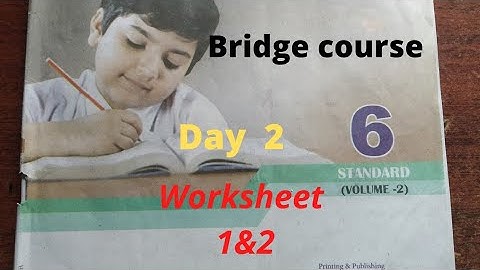6th Science Bridge course module/Day 2/worksheet 1&2/@GjStudies