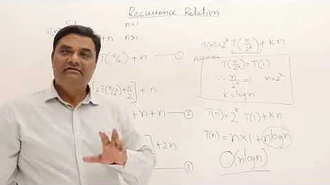 2.3.3 Recurrence Relation [ T(n)= 2T(n/2) +n]  #3