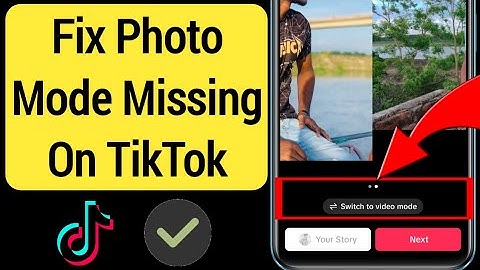 How To Fix Photo Mode Missing on TikTok (2023) | Photo mode on missing on Tiktok