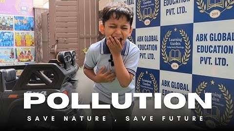 They may be little… but their message is powerful — “Stop Pollution!” 🌱✨#PollutionReel 