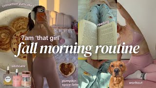 7AM FALL MORNING ROUTINE | productive, cozy, aesthetic