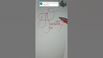 stylish name | Amrita | sk cursive art | how to make a stylish name | stylish signature