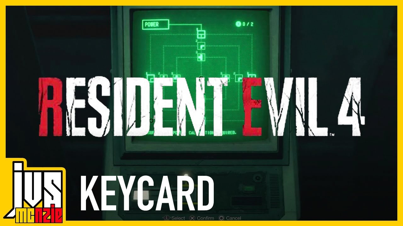 Resident Evil 4_Keycard Puzzle YouTube