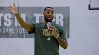 LeBron James surprises Akron students with $1 million grant for I Promise School gym