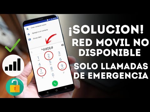 Cómo solucionar red móvil no disponible solo llamadas de emergencia no  registro red 2023 