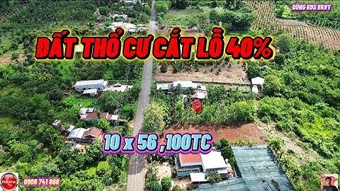 Đất  thổ cư cắt lỗ mặt đường Xà Bang Láng Lớn 10x56, 100m² thổ cư