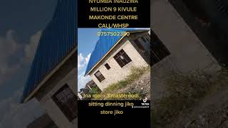 NYUMBA INAUZWA MILLION  9 KIVULE MAKONDE CALL/WHSP 0757502380 SITTING ROOM IPO,,