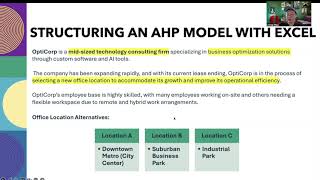 ISAHP2024 Workshop 1: Mastering AHP Models in Python: Setup, Calculation, and Sensitivity Analysis..