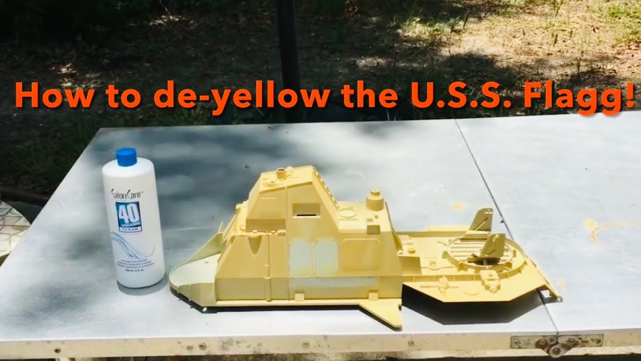 How to de-yellow your G.I. Joe U.S.S. Flagg!!