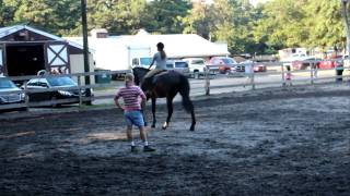 my first time cantering