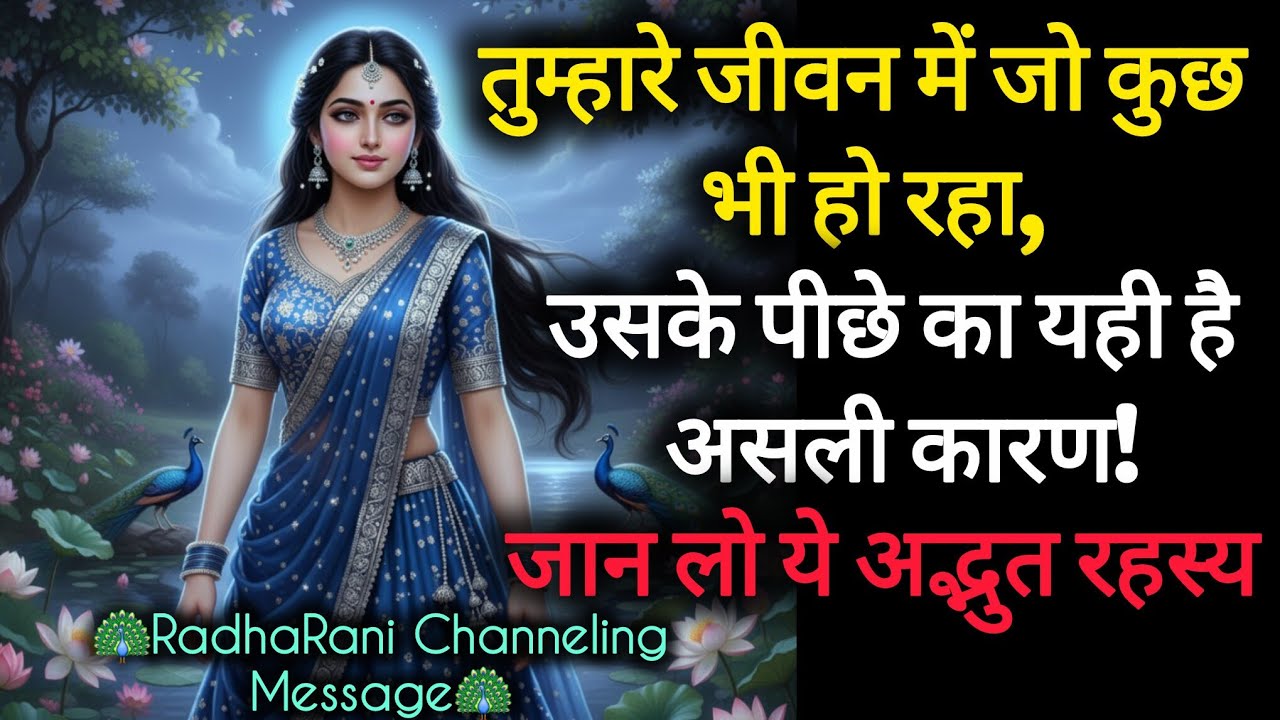 राधारानी कहती हैं — तुम्हारे जीवन में जो कुछ भी हो रहा है,वो सब एकदिव्य योजना है 💫#RadhaRaniSandesh