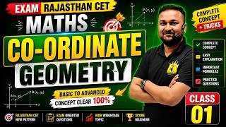 Rajasthan CET Maths | Co-ordinate Geometry Class 01 | Maths by Manish Sir | Acharya Shree Classes