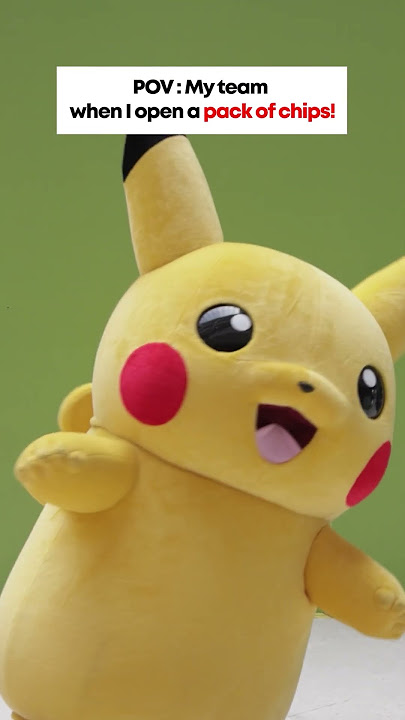 Snacking in office? #Pokemon #Pikachu