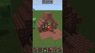 simple brick tent setup in Minecraft #minecraft #shortsfeed #shortvideo