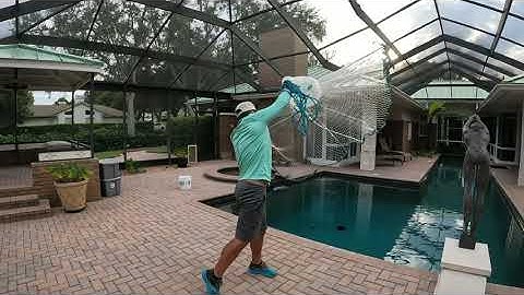 How to throw an 8-foot Cast Net.