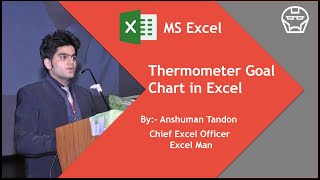 Thermometer Goal Chart in Excel