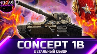 Concept 1B - ДЕТАЛЬНЫЙ ОБЗОР ✮ world of tanks