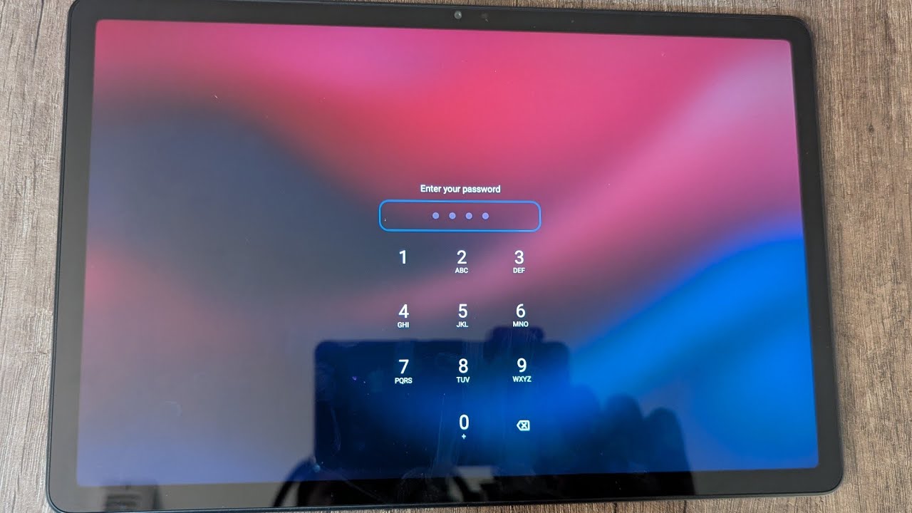 Как установить PIN-код на планшете Lenovo