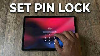 How To Set A Pin Lock On Lenovo Tablet