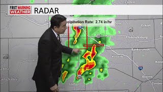 FLOOD WATCH | Thunderstorms may produce 1 to 3 inches of rainfall with isolated totals of 6 inches