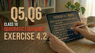 Class 10 Chapter 4 Ex 4.2 Q5,Q6 | Quadratic Equations | CBSE/NCERT