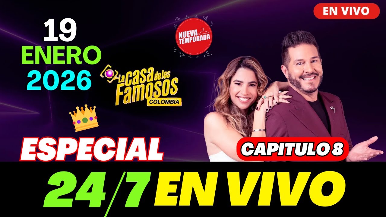🛑EN VIVO LA CASA DE LOS FAMOSOS COLOMBIA CAPITULO 8, 24/7 | SÁBADO, 17/01/2026 | LCDLF