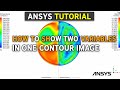ANSYS FLUENT TUTORIAL | How To Display Two Parameters In The Same Contour Using ANSYS CFD Results