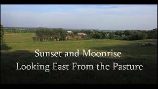 (Time Lapse) Sunset, Moonrise and Stars at Night looking to the East (Song: Telescope by Marcus W.)