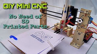 How to Make GRBL+Arduino based Mini CNC plotter machine at Home