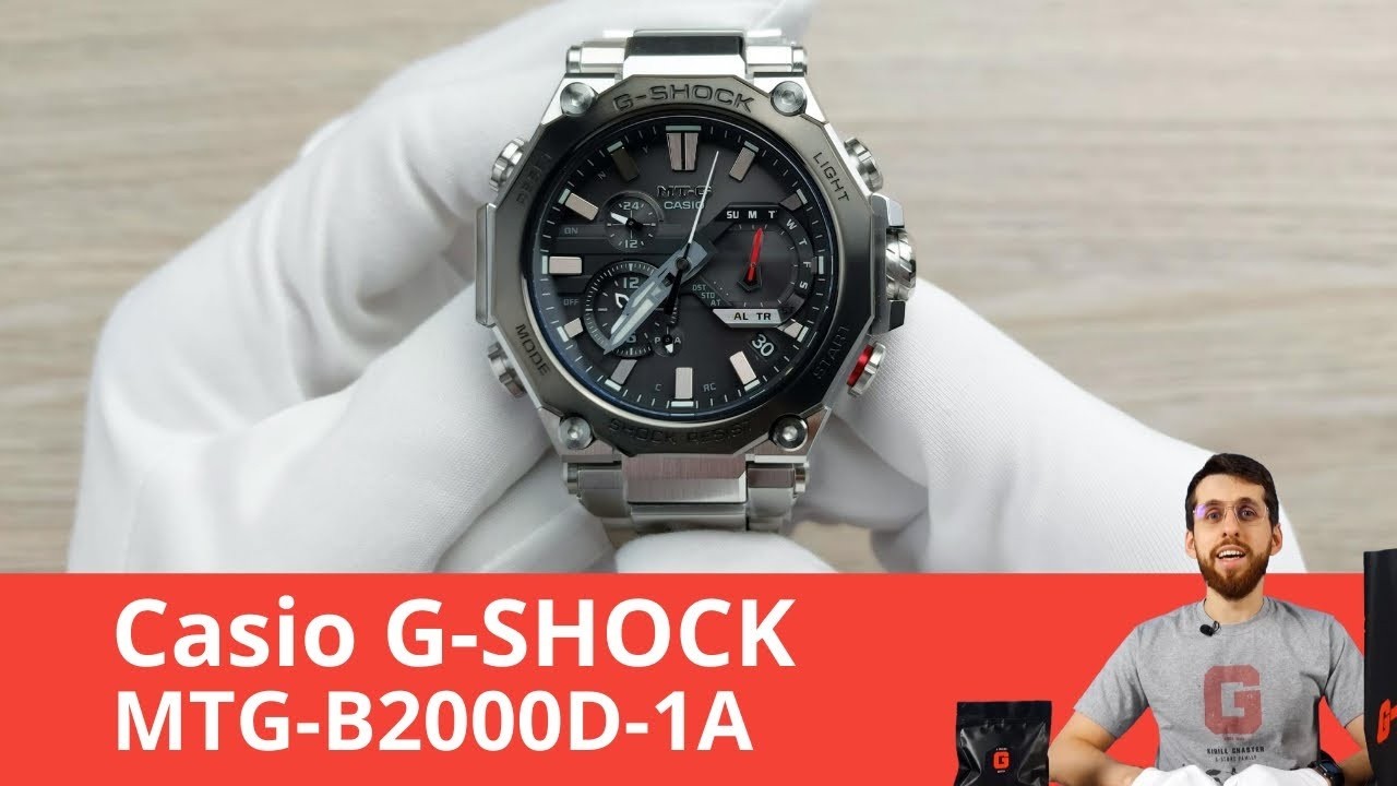 Luxury Meets Toughness MT-G / Casio G-SHOCK MTG-B2000D-1A - YouTube