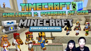 How to Code *TIMECRAFT: PYRAMIDS OF GIZA* in MINECRAFT: Education Edition Hour of Code Challenge 2