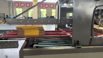 📦Super box line HS-C 922 flexo folder gluer machine (test before shipping)~China carton case maker